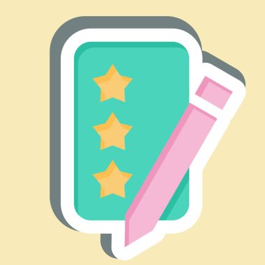 Çıkartma Çözümleri. Yeni yıl sembolüyle ilgili. dizayn edilebilir