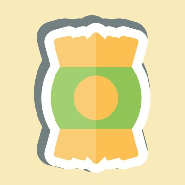 Çıkartma Paketi. Plastik Ürün sembolüyle ilgili. dizayn edilebilir