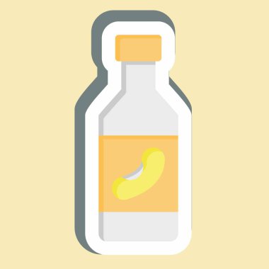 Etiketli Soya Sütü. Meşrubat sembolüyle ilgili. dizayn edilebilir