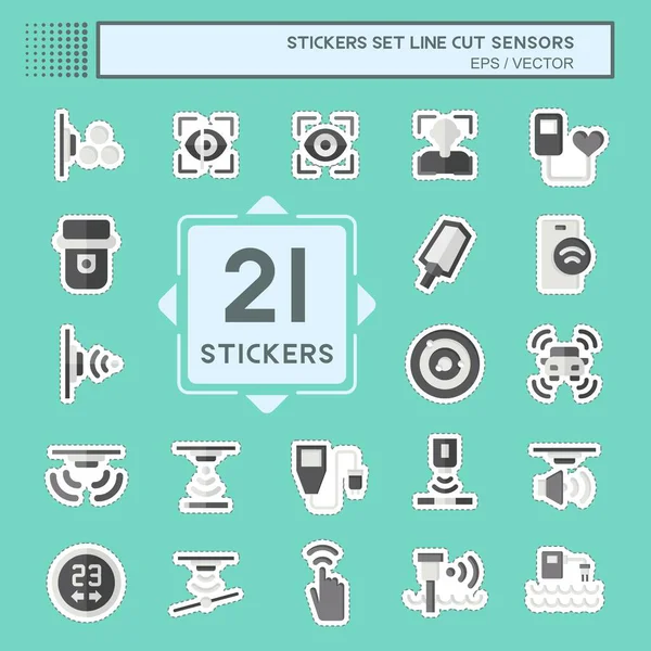 Çıkartma hattı, sensörleri ayarla. Eğitim sembolüyle ilgili. dizayn edilebilir