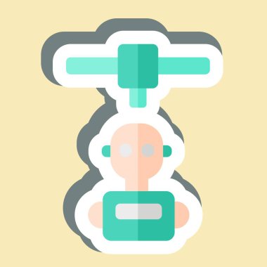 Etiket Robotları. Yazdırma sembolüyle ilgili. dizayn edilebilir