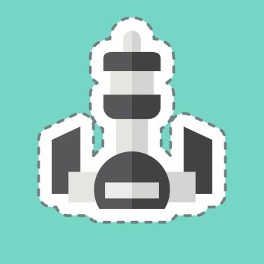 Çıkartma hattı Kule 'yi kesti. Şehir merkezinin sembolüyle ilgili. dizayn edilebilir