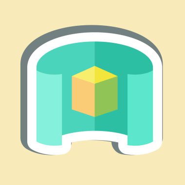 Etiket vr Token. Metaverse sembolüyle ilgili. dizayn edilebilir