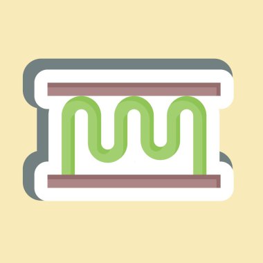 Çıkartma Çatı İzolasyonu. Sera sembolüyle ilgili. dizayn edilebilir