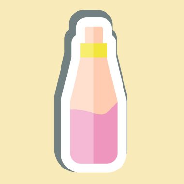 Çıkartma dezenfektanı. Dövme sembolüyle ilgili. dizayn edilebilir