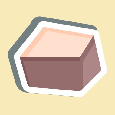 Çıkartma Taşı. Doğal Kaynaklar sembolüyle ilgili. dizayn edilebilir