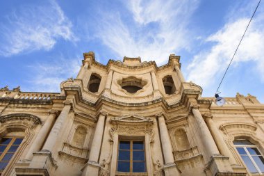 Sicilya Barok tarzı Noto, Sicilya, İtalya'da bulunan
