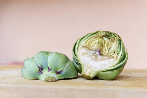 Pertosa White Artichoke Cynara Scolymus Carciofo Bianco Pertosa Campania Italia Royalty Free Stock Fotografie