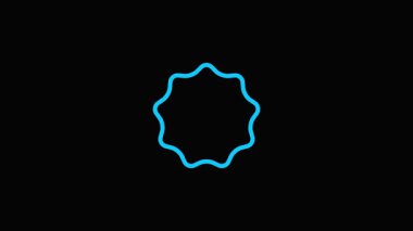 percent symbol on blue background