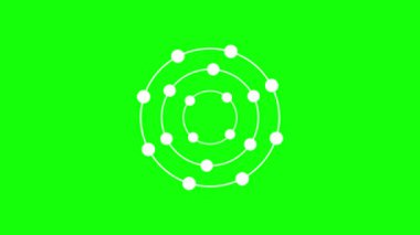 planet flat icon, vector illustration