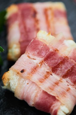 ters sandviç taş tahtaya hizmet yakın çekim 