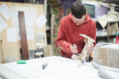 Alçıtaşı ürünleri el yapımı üretim süreci Master