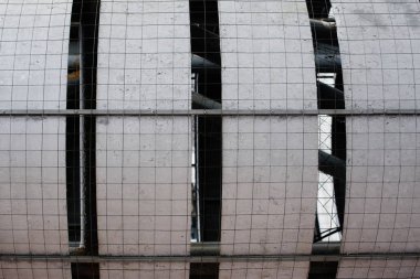 Arka plan metalik öğe mimari detay