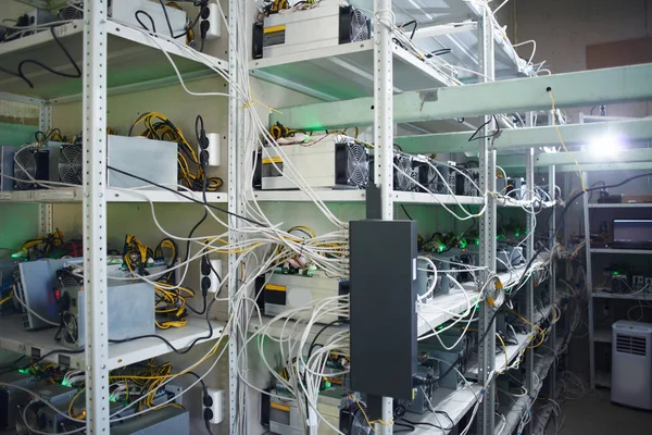 Grubu ile bitcoin cryptocurrency incelemesi için donatım  