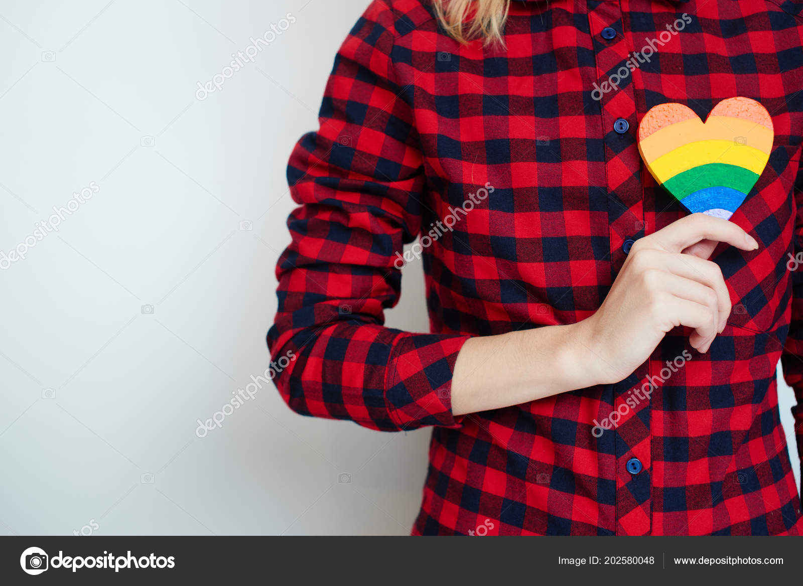 checkered rainbow shirt