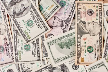 Amerikan Doları banknot, yığını kavramı, iş ve finans