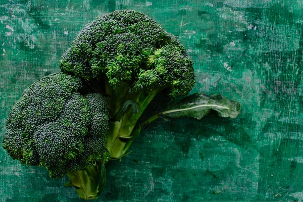 Broccoli Fundal Verde Vârstă — Fotografie, imagine de stoc