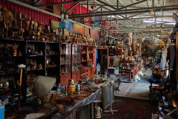 Flohmarkt Tauschtreffen Alte Seltene Retro Sachen Vintage Objekte — Stockfoto