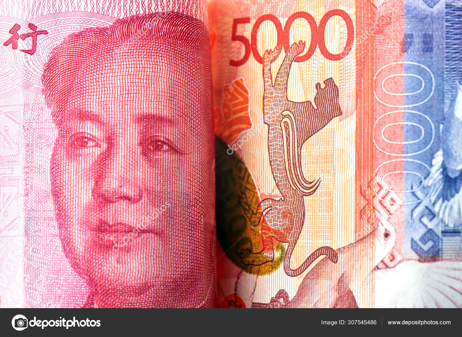 Chinese Money Yuan Kazakh Tenge Currency Exchange Concept Rise Fall — Stock  Photo © amixstudio #307545486
