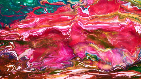 Colorido Fondo Arte Líquido Contraste Pinturas Fluidas Mezcla Fondo Pantalla — Foto de Stock