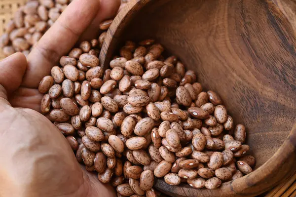 pinto fasulye arka plan için yakın çekim 