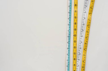 arka plan için ölçü birimi bant yakın çekim