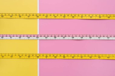 arka plan için ölçü birimi bant yakın çekim