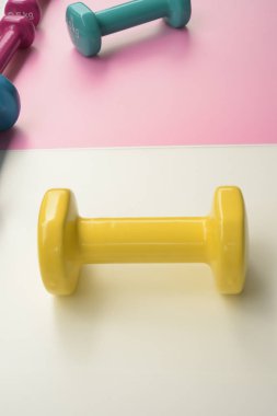 dumbbell arka plan için yakın çekim