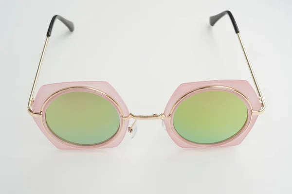 Gafas Sol Modernas Moda Aisladas Sobre Fondo Blanco — Foto de Stock