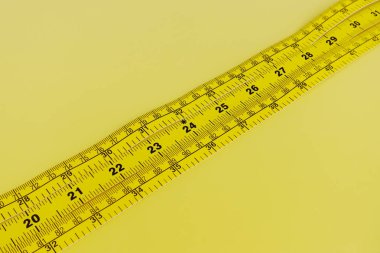 arka plan için ölçü birimi bant yakın çekim