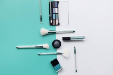 makyaj ve kozmetik ürünleri koleksiyonu düzenlendi