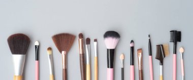 Arkaplan için makyaj fırçaları