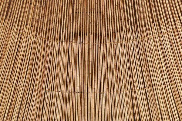 Närbild Bambu Vägg Textur För Bakgrund — Stockfoto
