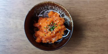 kasede karides yumurta yakın, Japon gıda