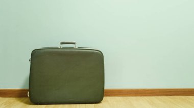 Arka plan için seyahat için Vintage çanta