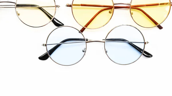 Moderne Modische Sonnenbrille Isoliert Auf Weißem Hintergrund — Stockfoto