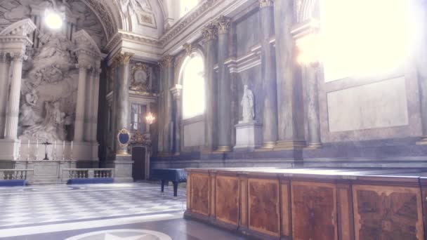 Cappella Reale Stoccolma Gratuita Pubblico — Video Stock