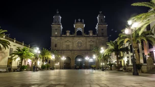 Gran Canaria Největší Kanárských Ostrovů Vlastněné Španělsko Pobřeží Afriky Ostrov — Stock video