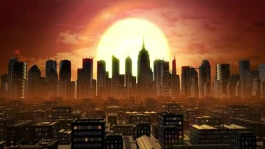 Bu animasyon şehri Adobe After Effects 'da yaratıldı ve her proje için mükemmeldir. Bu çekim gündüz, gün batımı ve gece saatlerinde yapılabilir..