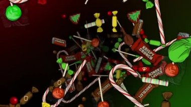 Bu animasyon Candy arka planı el yapımı photoshop ile çizilmiş ve After Effects filminde canlandırılmıştır. Herhangi bir proje için mükemmel.