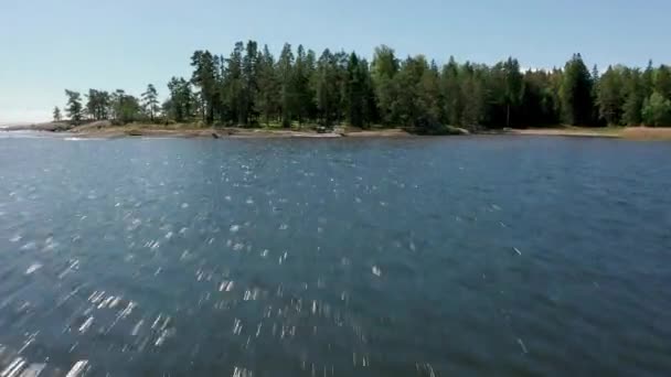 Este Belo Tiro Aéreo Foi Filmado Suécia Com Mavic Pro — Vídeo de Stock