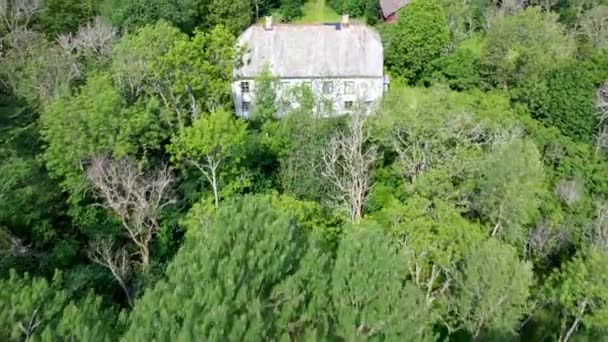 Creepy Abandoned Barn Part Small Forgotten Town Karlstad Sweden — Stock Video