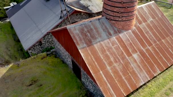 Deze Oude Viking Graanverwerkingsfabriek Werd Ontdekt Midden Zweden Wordt Feilloos — Stockvideo