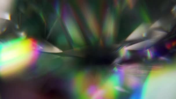 Gambar Close Berlian Ini Sempurna Untuk Latar Belakang Efek Visual — Stok Video