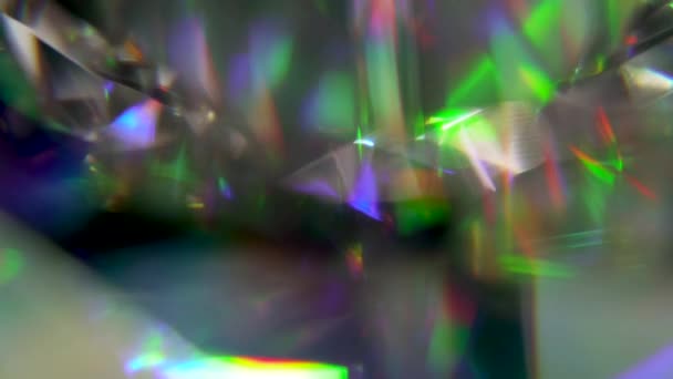 Közeli Kép Egy Gyémánt Tökéletes Háttér Vizuális Hatás Vagy Hűvös — Stock videók