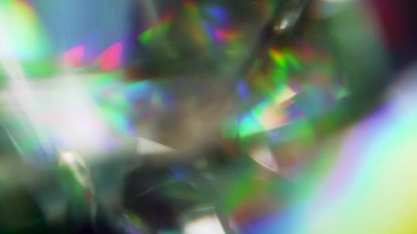 Крупный План Алмаза Идеально Подходит Фона Визуального Эффекта Прохладного Элемента — стоковое видео