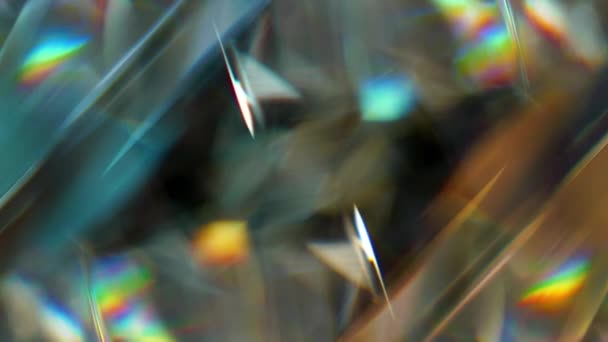 Deze Close Shot Van Een Diamant Perfect Voor Een Achtergrond — Stockvideo