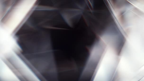 Diese Nahaufnahme Eines Diamanten Ist Perfekt Für Einen Hintergrund Visuelle — Stockvideo