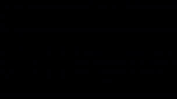 Tüyler Ürpertici Hayalet Bodrum Katındaki Bir Koridorda Kara Büyü Cep — Stok video