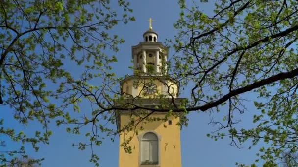 Iglesia Santa María Magdalena Una Las Iglesias Más Bellas Estocolmo — Vídeos de Stock